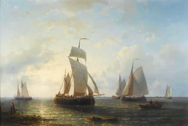 Navigazione al tramonto